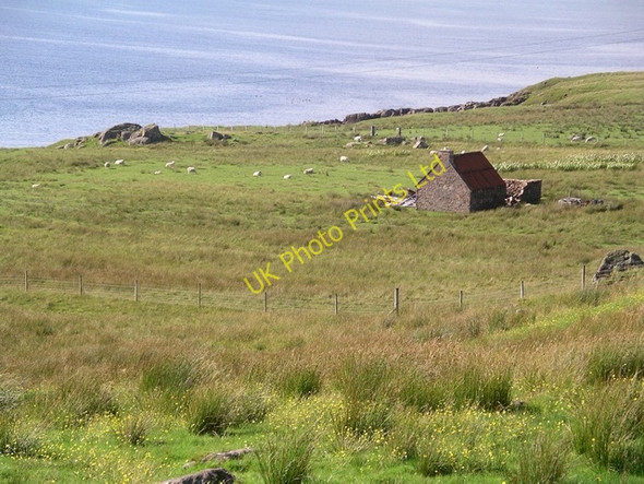 Photo 6"x4" Ruined Croft, Red Point Redpoint c2005