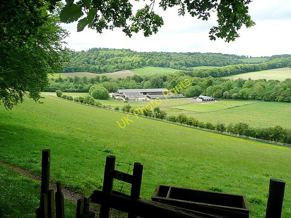 Photo 6"x4" Towards Manor Farm Ibstone c2011