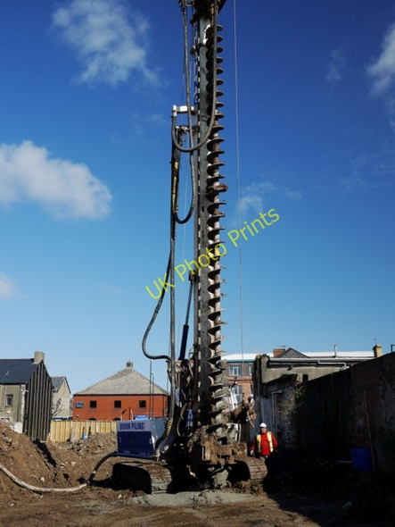 Photo 6"x4" Helical piling, Newtownards Newtownards c2010