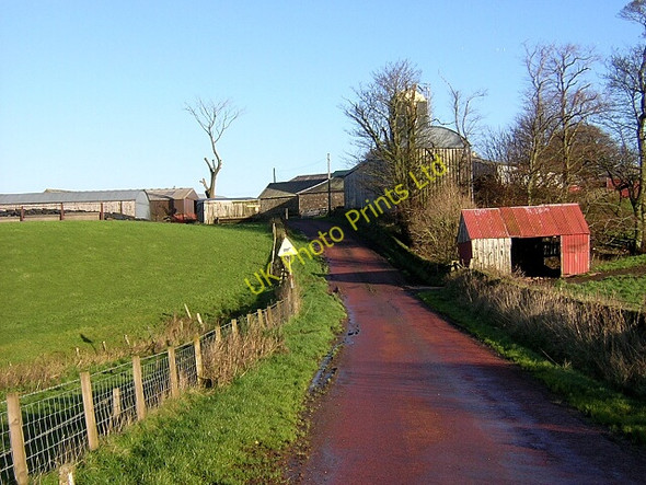 Photo 6"x4" Minor Road at Sandilands Farm Douglas Water\/NS8736 c2006