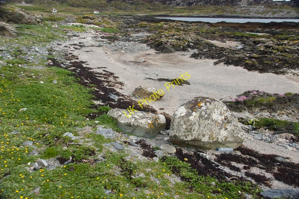 Photo 6"x4" Shoreline Port Mor Lower Kilchattan c2011