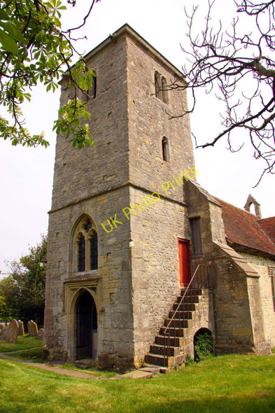 Photo 6"x4" St Bartholomew Church tower Holton\/SP6006 c2011
