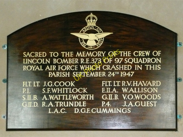 Photo 6"x4" Plaque in Mautby Church Mautby c2010