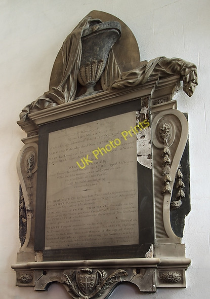 Photo 6"x4" Read family monument - St Mary's Church, Gillingham Gillingham\/ST8026 c2011