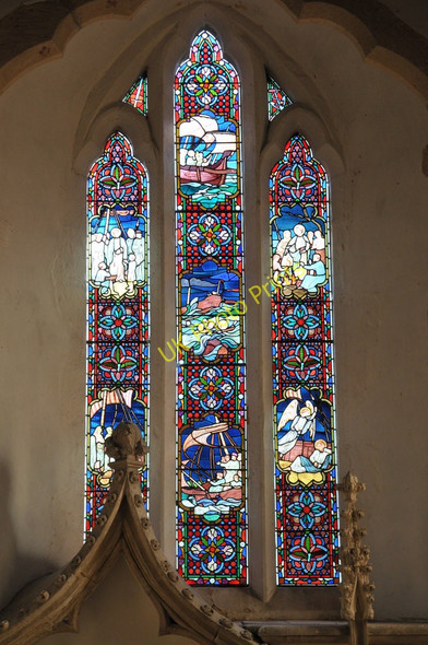 Photo 6"x4" Window in Down Ampney church Latton\/SU0995 c2011 P1