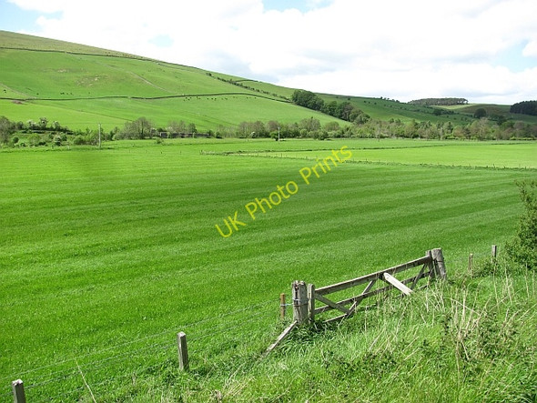 Photo 6"x4" Flat farmland, Eddleston Water Peebles\/NT2540 c2011