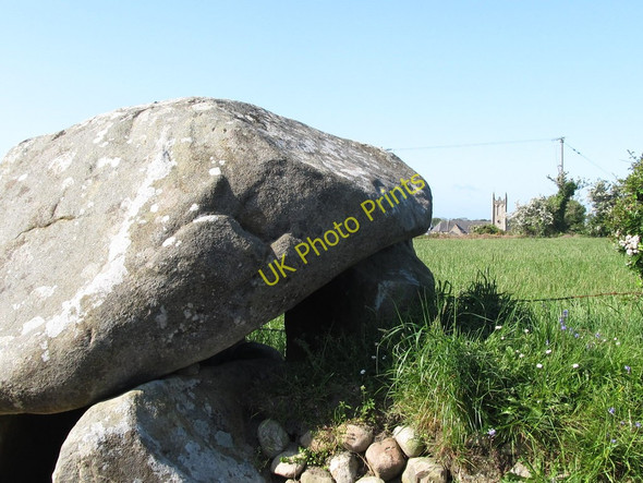 Photo 6"x4" Christchurch, Kilkeel viewed from the chambered tomb Kilkeel c2011