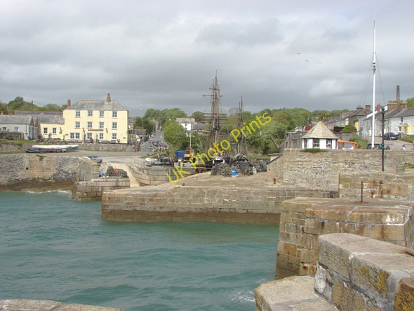 Photo 6"x4" Charlestown  Harbour St Austell c2011