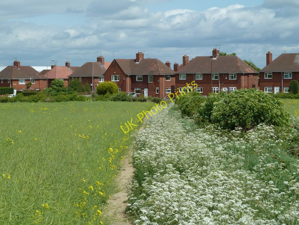 Photo 6"x4" Footpath to Chesterfield Road Highfields\/SK4265 c2011