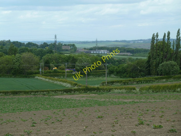 Photo 6"x4" Potato field and northward view Heath\/SK4466 c2011