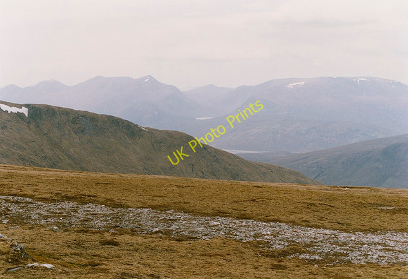 Photo 6"x4" View north west from the col Carn nan Gobhar\/NH1834 c1992