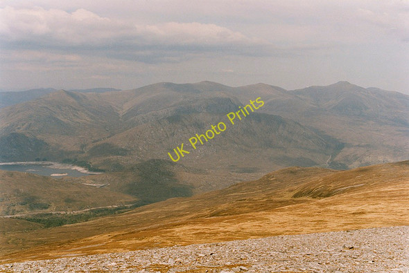 Photo 6"x4" View towards the Strathfarrar peaks from the col Carn nan Gobhar\/NH1834 c1992