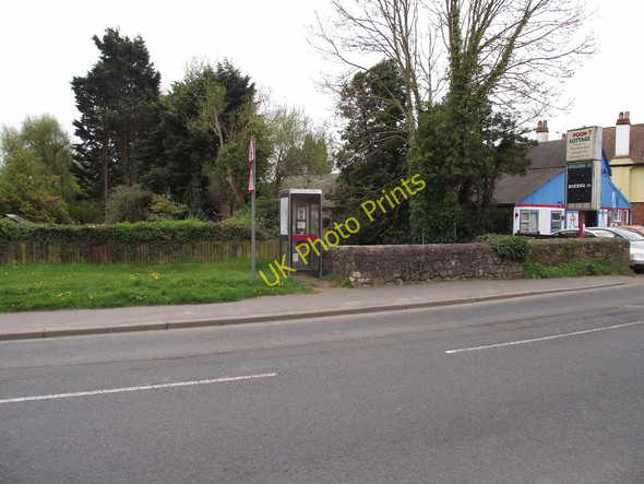 Photo 6"x4" Telephone box at Knowle Budleigh Salterton c2011