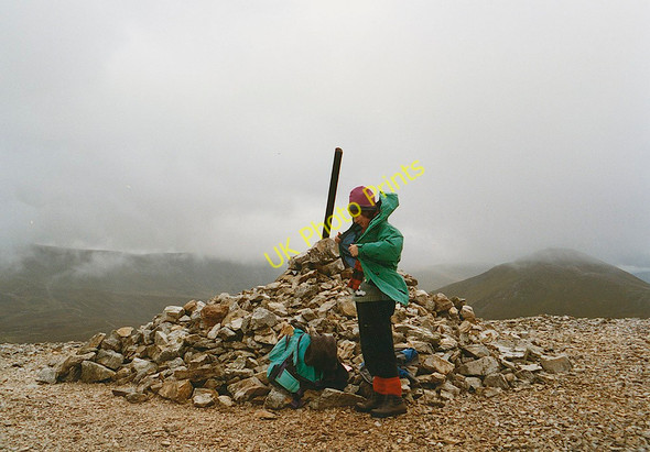 Photo 6"x4" Carn Aosda summit Carn Aosda c1992