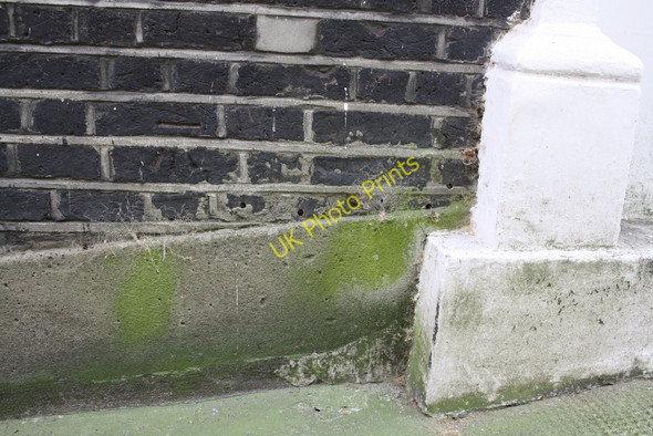 Photo 6"x4" Benchmark on Orsett Mews face of #169 Porchester Terrace North Paddington\/TQ2681 c2011