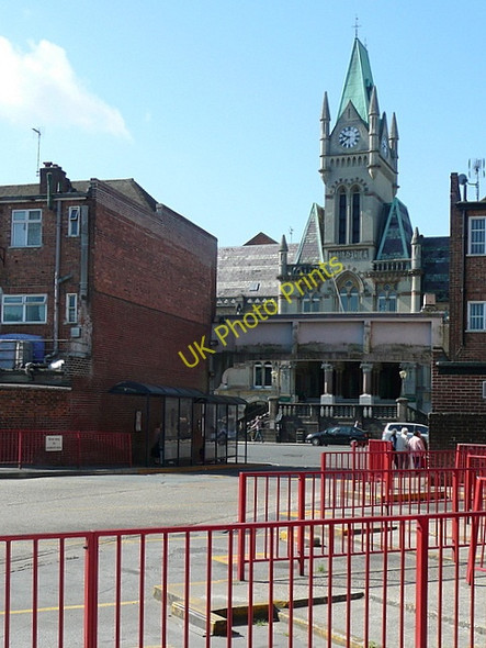 Photo 6"x4" Looking out of Winchester bus station Winchester c2011