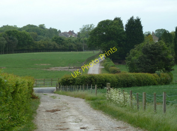 Photo 6"x4" Farm tracks near Winsick Winsick c2011