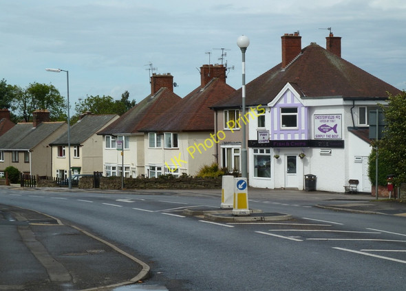 Photo 6"x4" Boythorpe Road - houses and chip shop Chesterfield\/SK3871 c2011