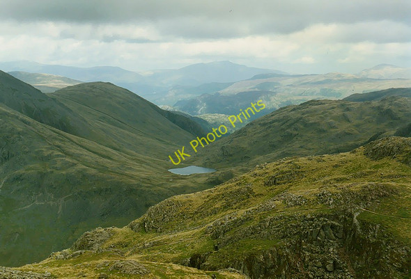 Photo 6"x4" Looking towards Styhead Tarn from above Piers Gill Wasdale Head\/NY1808 c1991