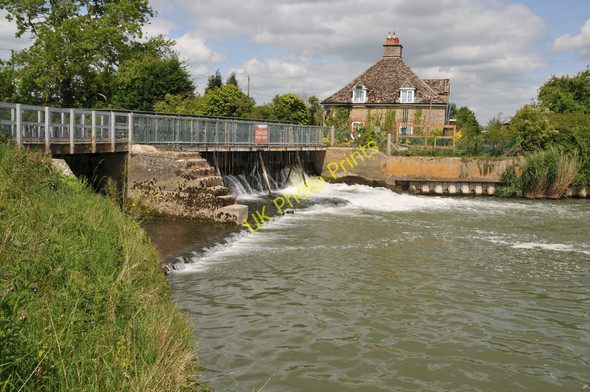 Photo 6"x4" Rushy Weir Buckland Marsh c2011