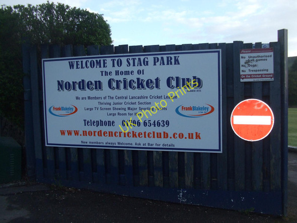 Photo 6"x4" Norden Cricket Club - Front Entrance Cutgate c2011