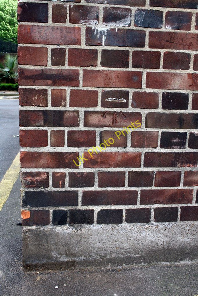 Photo 6"x4" Benchmark on Lonsdale Road face of Ledbury House Kensal Town c2011