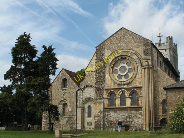 Photo 6"x4" Waltham Abbey church, east end Waltham Abbey c2011