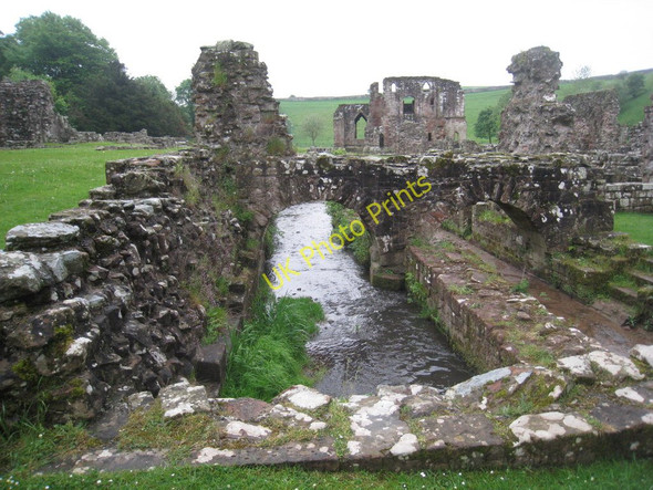 Photo 6"x4" Furness Abbey: Watercourse and Infirmary Barrow-In-Furness c2011
