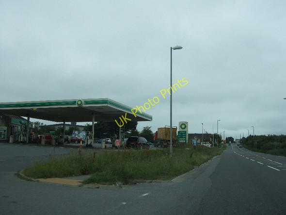 Photo 6"x4" Petrol station at Victoria Lower Brynn c2011