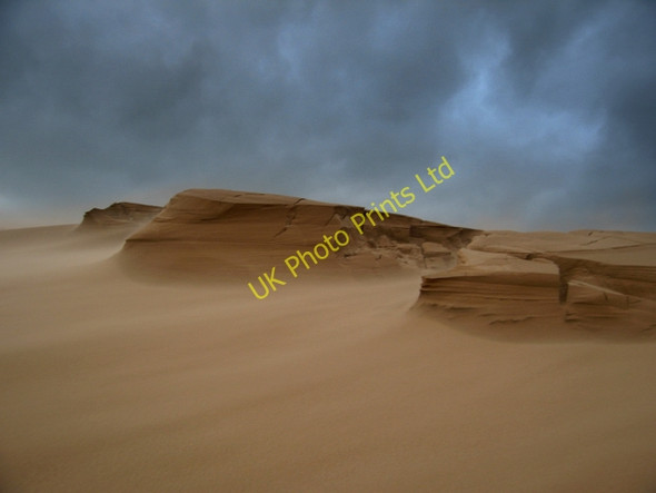 Photo 6"x4" Sand storm on the Sands of Forvie Newburgh\/NJ9925 c2006