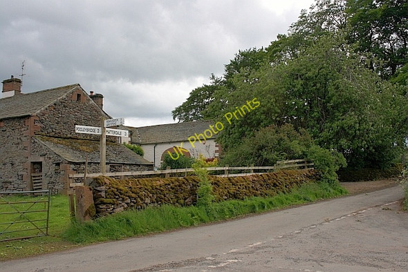 Photo 6"x4" Road Junction, Bennetthead Wreay\/NY4423 c2011