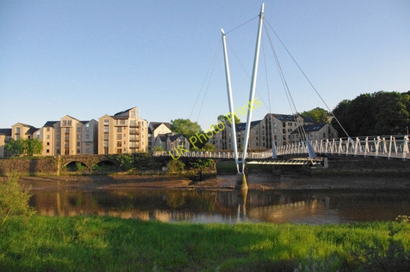 Photo 6"x4" Millennium Bridge Lancaster c2011