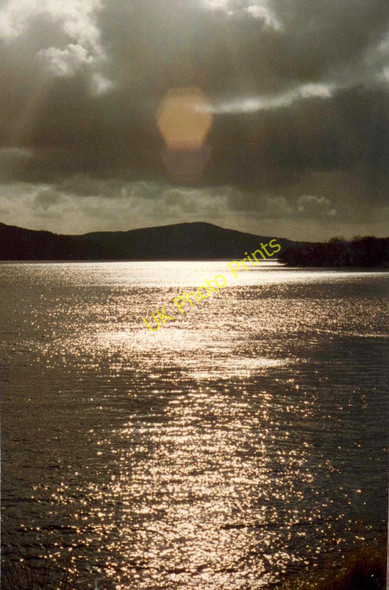 Photo 6"x4" Lough Gill and Innishfree (right) from Trawane Bay Kilmore\/G7835 c1994