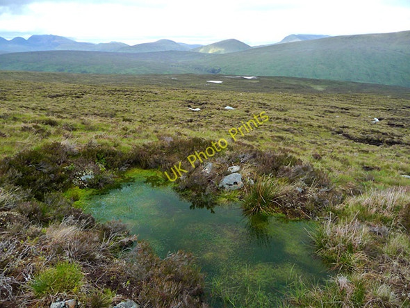 Photo 6"x4" Moorland above Srath Chrombaill Allt na Doire-giubhais c2011