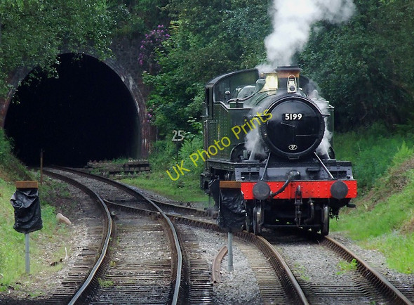 Photo 6"x4" Locomotive changing tracks at Cheddleton Tunnel #3, Staffordshire Cheddleton Heath c2011