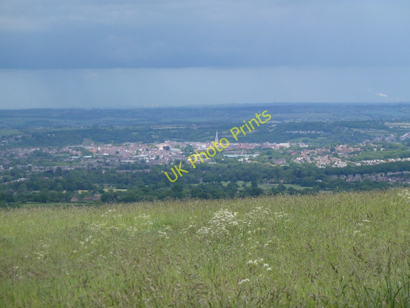 Photo 6"x4" Field high above Chesterfield Upper Loads c2011