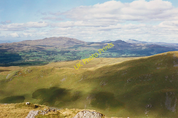 Photo 6"x4" View north from the end of Cribin Camlan\/SH8116 c1989