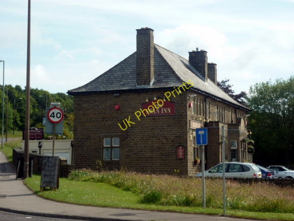 Photo 6"x4" The Swan Inn on New Hey Road, Outlane Outlane c2011