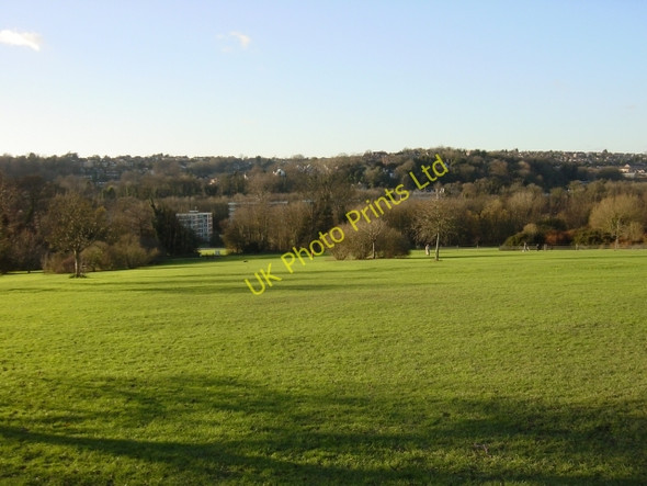 Photo 6"x4" Withdean Park, looking West from the centre Brighton\/TQ3106 c2005