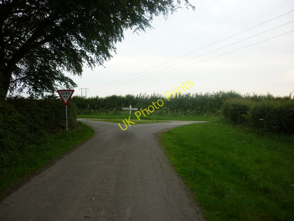 Photo 6"x4" A minor road junction near Dalton Gate Cottage Warter c2011