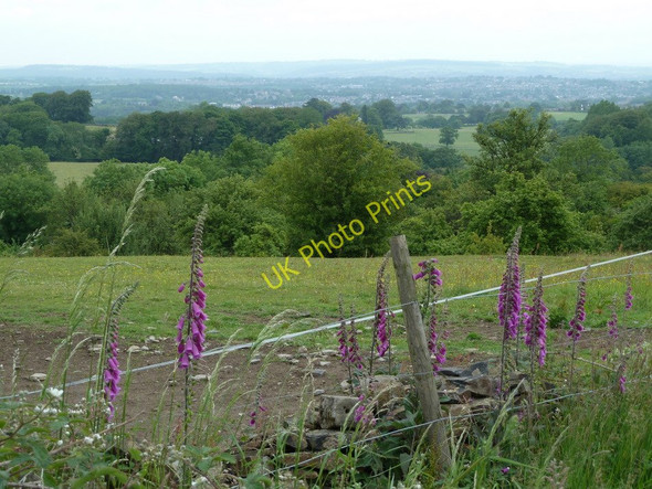 Photo 6"x4" Countryside view from High Lane Slatepit Dale c2011