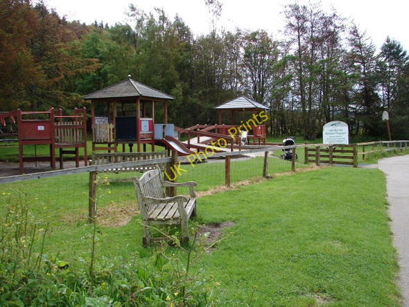Photo 6"x4" Swingpark at Lunderston Bay Inverkip c2011