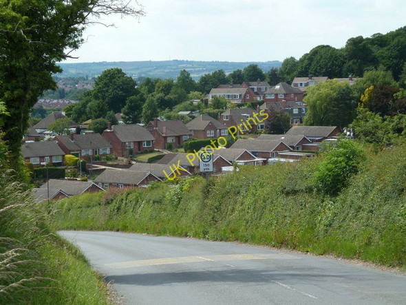 Photo 6"x4" Calow Lane towards the fringe of Chesterfield Chesterfield\/SK3871 c2011