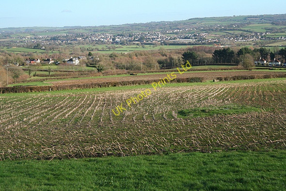 Photo 6"x4" Kilmington: towards the Axe valley Hampton\/SY2696 c2006