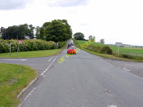 Photo 6"x4" Military Road at Iron Sign Horsley\/NZ0966 c2011