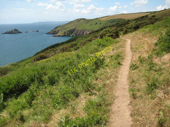 Photo 6"x4" South West Coast Path above Pudcombe Cove Kingston\/SX9051 c2011
