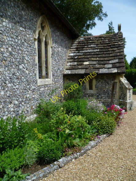 Photo 6"x4" The porch of the Priory Church at Upper Beeding Upper Beeding c2011