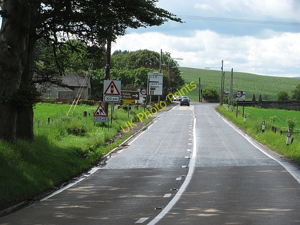 Photo 6"x4" A73 approaches Hyndford Bridge Hyndford Bridge c2011