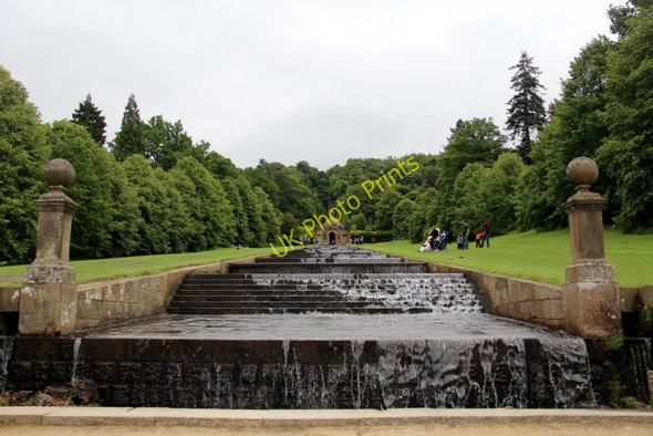 Photo 6"x4" Cascade, Chatsworth House, Derbyshire Edensor c2011