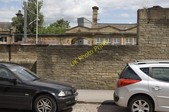 Photo 6"x4" Bench Marked Wall, Shipley Station Shipley\/SE1437 c2011